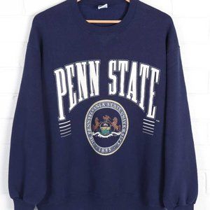 RUSSELL Penn State University USA Spell Out USA shirt sweatshirt retro